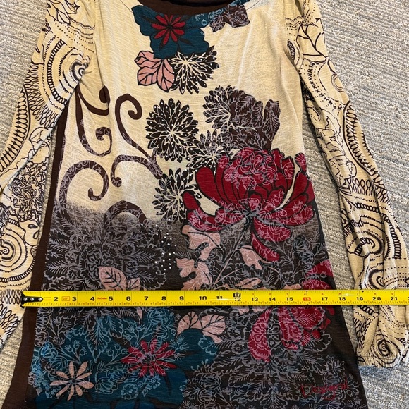 Desigual Multicolor Patterned Top - Picture 4 of 4